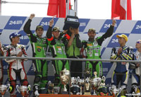 Kawaski podium en vert pour cette 8ème victoire