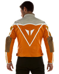 Dainese Blouson en cuir vintage Freddie Pelle de dos