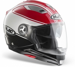 Casque modulaire HJC IS-MultiTociti rouge