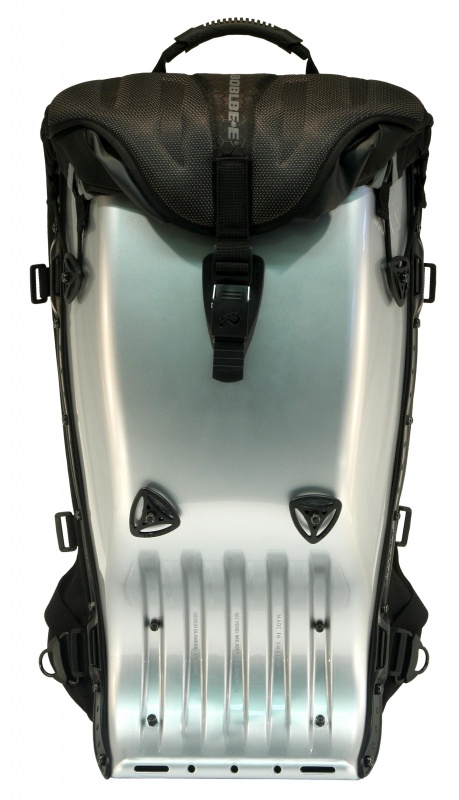 Sac a dos étanche pour moto en fibre carbone aérodynamique