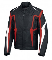 Veste BLH Squale en Fibre Tech noir-rouge