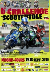 Scootentole : courses de scooters classiques à Magny-Cours