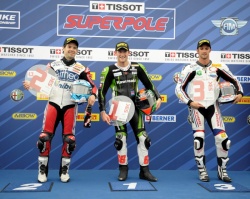 WSBK : Sykes en pole position sous la pluie à Misano