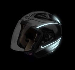 Casque jet Premier Touring 3 LED