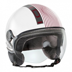 Casques jet IDI Stripes blanc