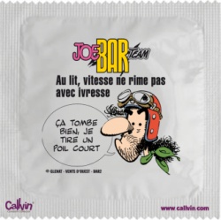 Préservatifs Joe Bar Team par Callvin