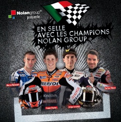 Jeu concours Nolan : un tour de piste avec Stoner, Lorenzo, Checa ou Melandri à gagner