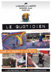 Le quotidien du Salon de la Moto : édition du samedi 3 décembre