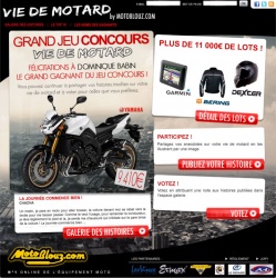 Résultats du jeu Motoblouz.com VIE DE MOTARD