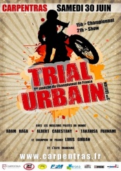 Ouverture du Championnat de France de Trial Urbain à Carpentras le 30 juin