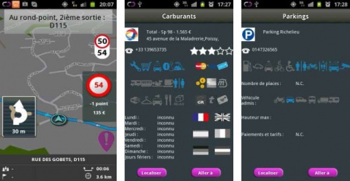 Application mobile Neurones : les GPS 3ème génération pour Android