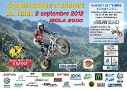 Championnat d'Europe de Trial à Isola 2000