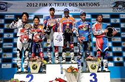 X-Trial des Nations : l'Equipe de France sur le podium - Crédit photo : FIM