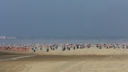 Départ de l'Enduropale du Touquet 