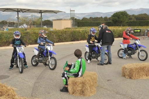 Les plus jeunes ont pu s'initié aux mini moto