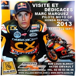 Marc Marquez au Village Motos de Nantes 