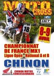 Ouverture du Championnat de France National MX1 à Chinon le 9 avril