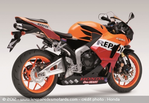 Nouveauté 2013 : sportive Honda CBR 600 RR