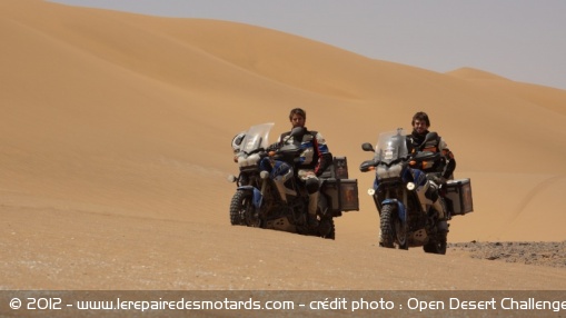 Reconnaissances de l'Open Desert Challenge : Le désert et les dunes