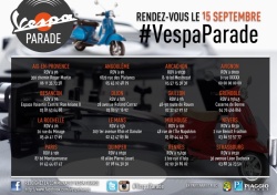 Vespa Parade 2012 : c'est dans toute la France !