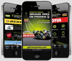 Application Android et iPhone du Grand Prix de France Moto