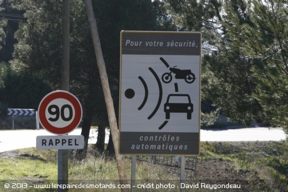 Retour des panneaux avertisseurs de radars