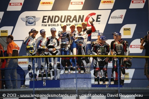 Le podium des 8h d'Oschersleben - Crédit photo : David Reygondeau