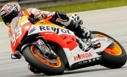 MotoGP Mugello Marquez avant sa chute