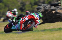 World Supersport - Lowes en pole position