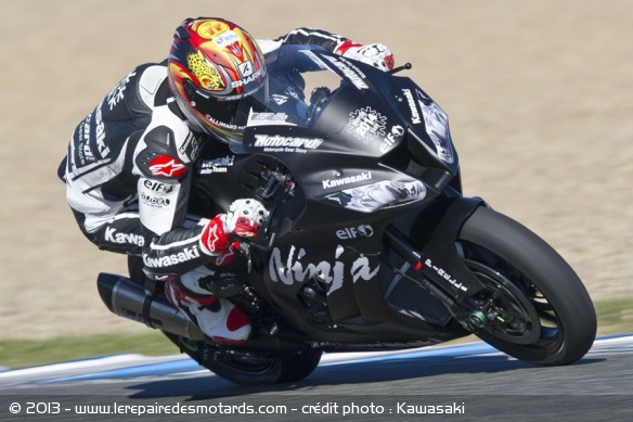 Loris Baz lors du test de Jerez