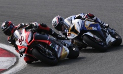 Guintoli et Melandri lors de la course d'Istanbul - Crédit photo : WorldSBK