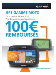 GPS moto : 100 euros de remise sur la gamme Garmin