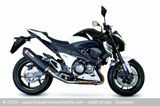 Silencieux Scorpion Serket pour Kawasaki Z800 