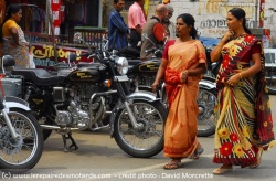 Moto Yamaha en Inde