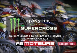 Le Championnat AMA Supercross diffusé sur AB Moteurs