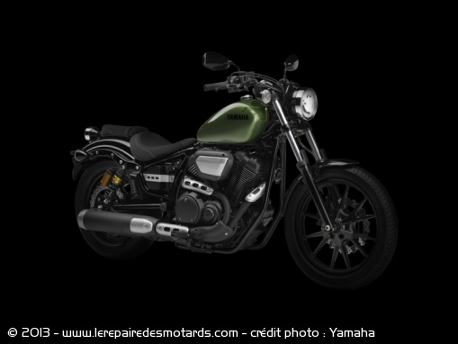 Nouveauté 2014 : Yamaha XV950R coloris camo green