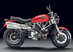 Un Ducati Scrambler 796 en préparation pour 2015 - Crédit photo : MCN