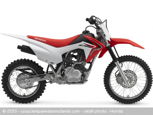 La 125 s'inspire du dessin de la CRF450R 2014