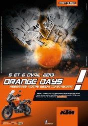 Oranges Days 2013 : la gamme KTM disponible à l'essai