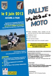 Rallye moto CRS autoroutière Ile-de-France 2 juin