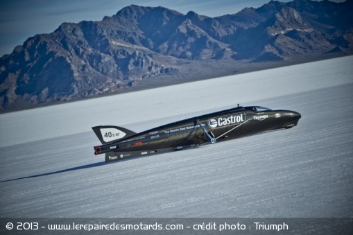 Record de vitesse : Triumph vise les 400 mph