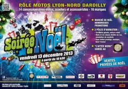 Soirée de Noël au Pôle motos de Lyon