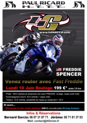 Stage Paul Ricard avec Freddie Spencer