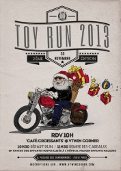 Toy Run : le père noël est un motard