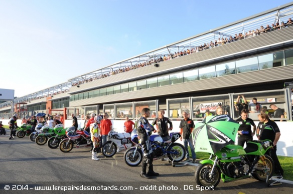 Les pilotes de l'European Classic Series lors de l'épreuve du Castellet