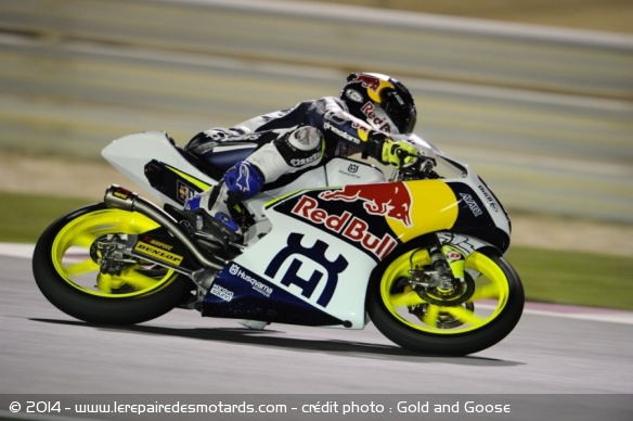 Danny Kent lors du GP du Qatar - crédit photo : Gold and Goose