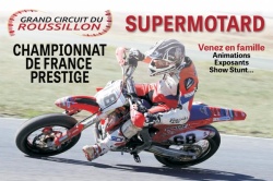 Supermotard : Victoire de Chareyre à Rivesaltes