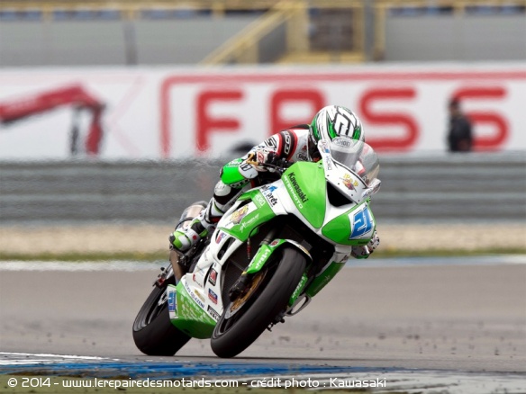 Marino se retrouve leader du Supersport - crédit photo : Kawasaki