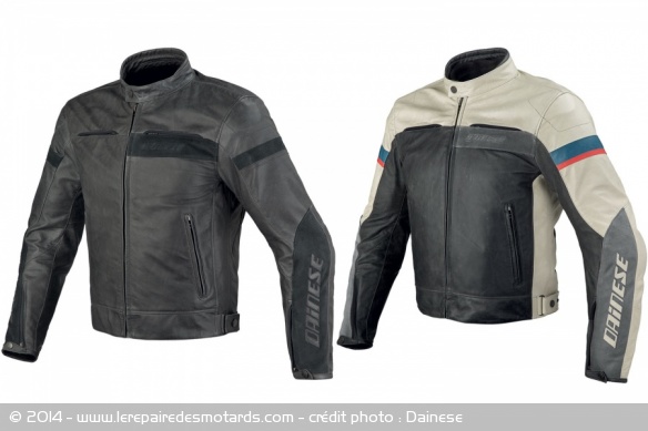 Blouson en cuir Dainese Stripes Evo