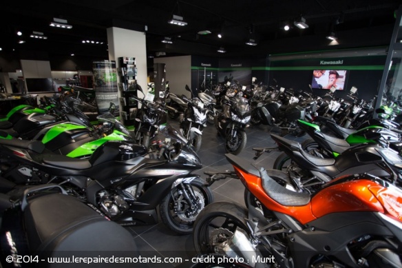 Espace Kawasaki dans la concession Murit